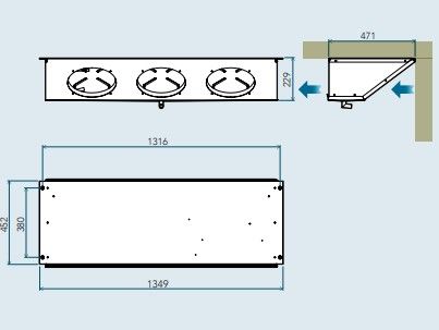 GROUPE FRIGORIFIQUE FRACTIONNE 5C 51,2m3  -5C 30,6m3 pour TA 32C