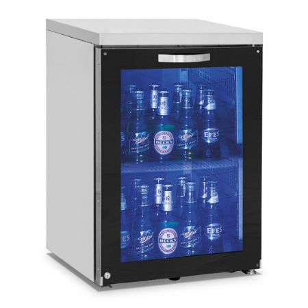 Armoire rfrigrateur professionnelle bar gauche avec 1 porte battante en verre 30/50 bouteilles