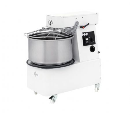 Ptrin  spirale professionnel pizzeria  haut niveau d'hydratation triphas  2 vitesses 48kg/h - 16L