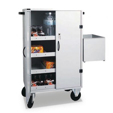 Chariot ravitaillement mini-bar 2 portes 150L pro