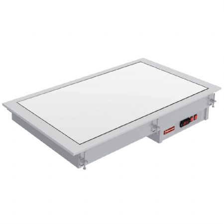 Elment vitrocramique blanche 2 GN 1/1 790x610x147 mm