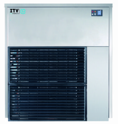 Machine  glace granulaire humide avec rserve intgre 64 kg - production 164 kg/24h