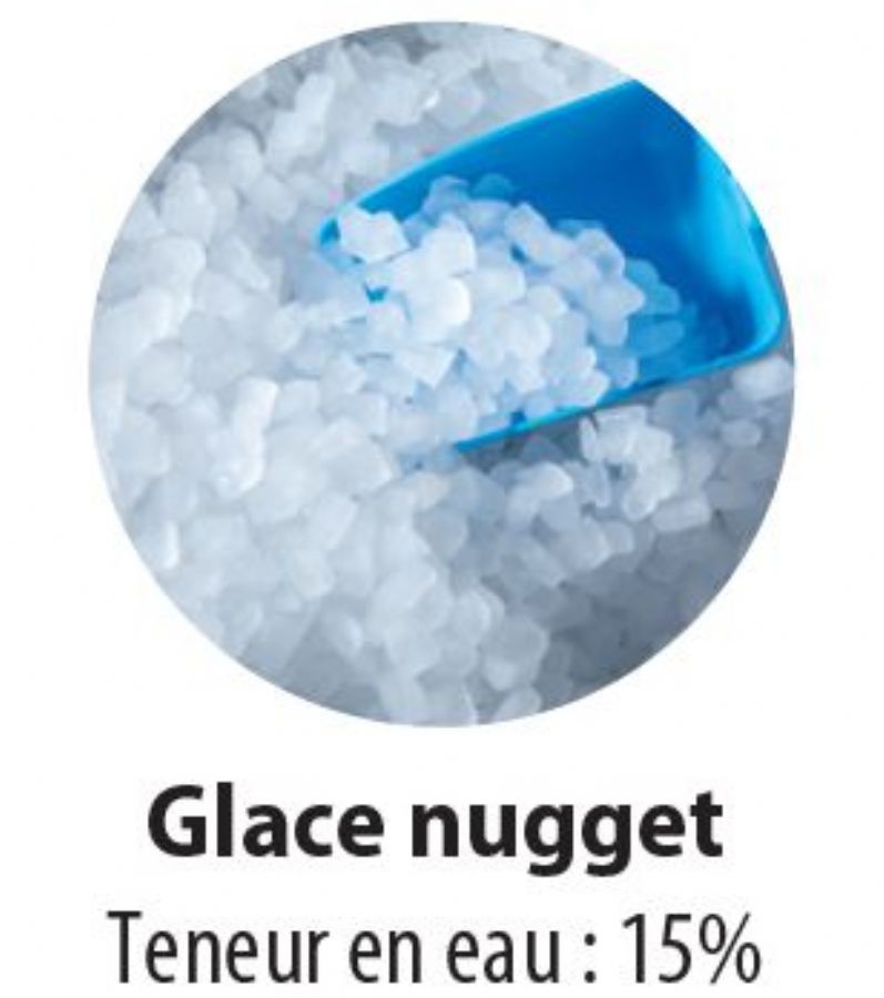 Tte de production  glace nuggets - production 382 kg/24h