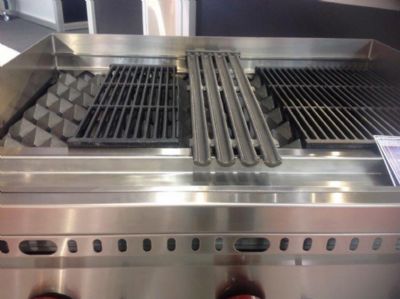 Grill barbecue  gaz avec 2 brleurs - zone de cuisson 255x425