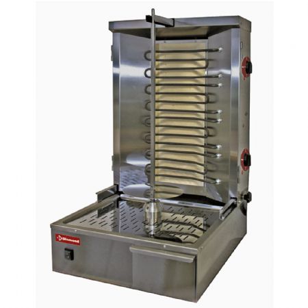 Gyros grill lectrique 35 kg 580x660x870 mm