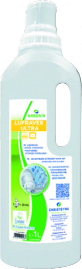 LUFRAVER ULTRA liq. lavage verres/tasses Flacon de 1L