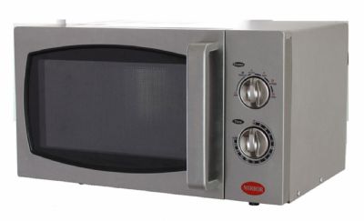 Four  micro-ondes en inox commandes mcaniques - 900 W