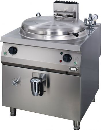 Marmite professionnelle électrique chauffe indirecte sur coffre - 60L Marmite professionnelle électrique chauffe indirecte sur coffre - 60L