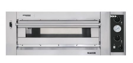 Four  pizza lectrique professionnel inox 1 chambre 6 pizzas de 35 cm