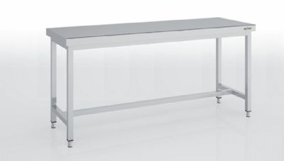 Table inox sans dosseret avec tagre - 1000x700x850 mm