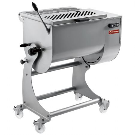 Mlangeur  viande en inox 80 kg, pitement sur roues 1000x630x1220/1617 mm