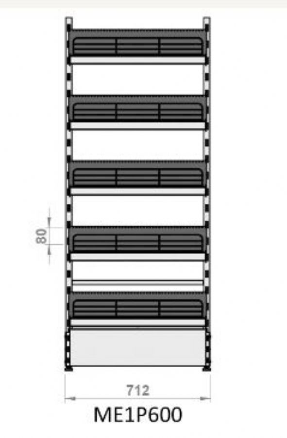 Etagres pour AFD et RFM ME1P600