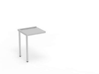 Table droite entre/sortie sans tagre emplacement lave-vaisselle  gauche - 1200x600x850 mm