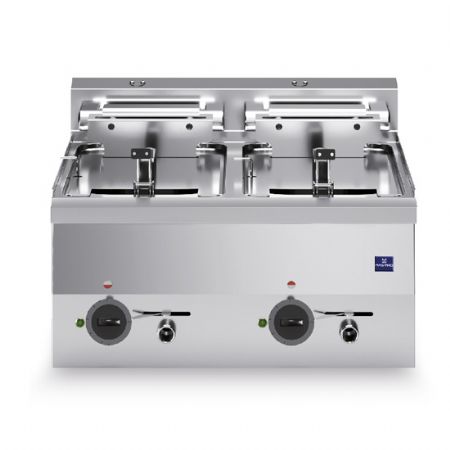 Friteuse pro lectrique de table 10+10 litres - 18 kW