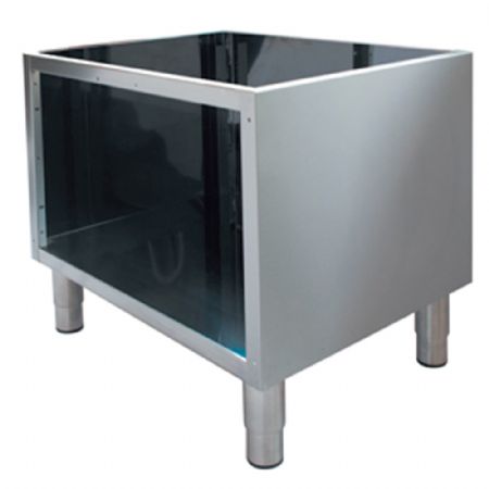 Soubassement ouvert en acier inox aisi 304  700x540x570 mm