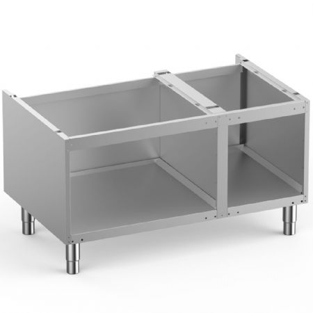 Soubassement ouvert sur pieds inox rglables 1100x655x600 mm