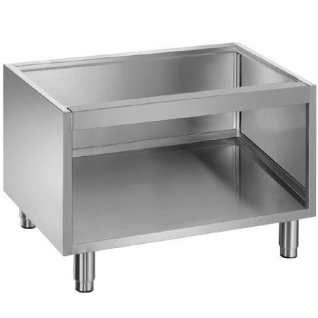 Soubassement ouvert sur pieds inox rglables 800x595x600 mm