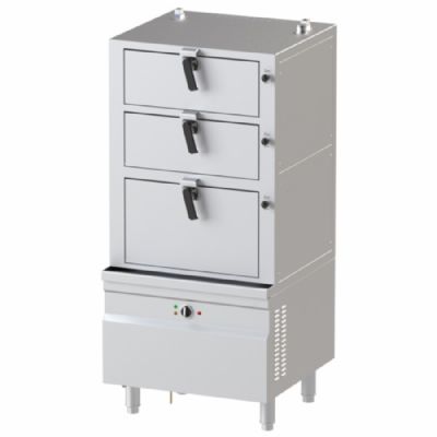 Cuiseur vapeur pro électrique triphasé - capacité 440 L - puissance 27 kW Cuiseur vapeur pro électrique triphasé - capacité 440 L - puissance 27 kW