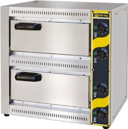 Four à pizzas électrique 2 chambres 2 pizzas diametre 33 cm Four à pizzas électrique 2 chambres 2 pizzas diametre 33 cm