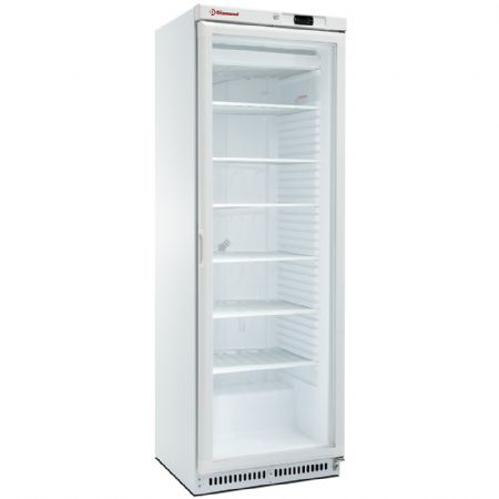 Armoire conglateur vitre 400 litres. blanc