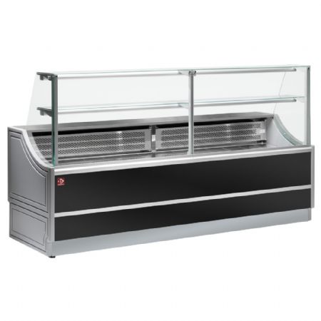 Vitrine rfrigre positive pour ptisserie et boulangerie avec vitre droite