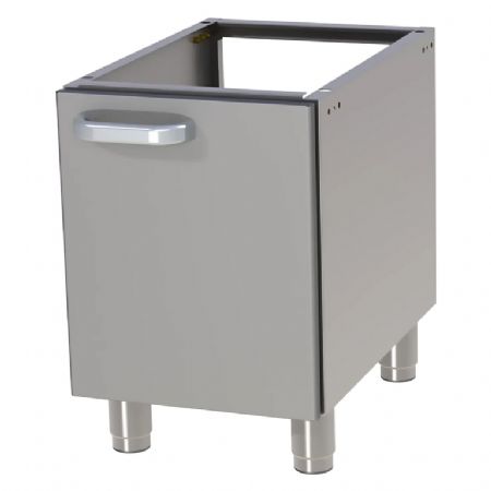 Soubassement pour cuisines professionnelles 1 porte ferm 40x66 cm