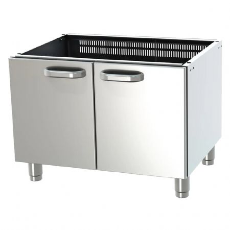 Soubassement pour cuisines professionnelles 2 porte ferm 80x66 cm