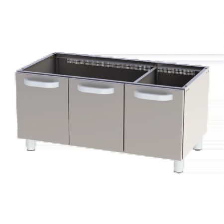 Soubassement ferm professionnel avec portes 1270x710x600 mm