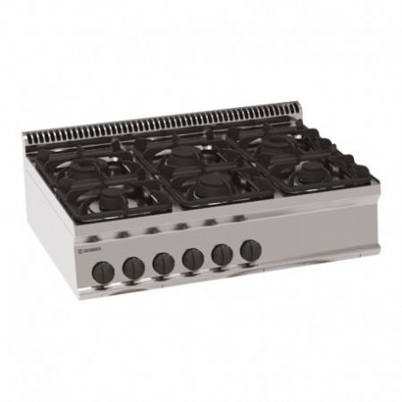 Plaque de cuisson - Top 6 feux vifs gaz - Gamme 700 - PC105G7