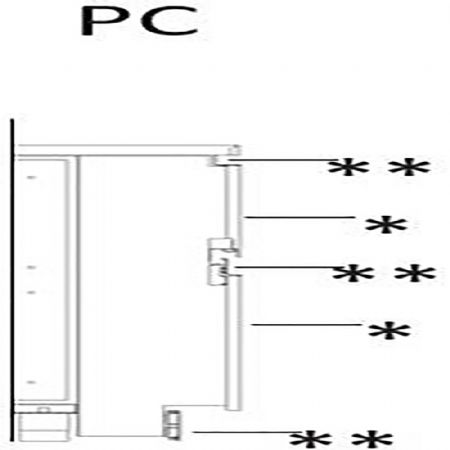 Kit fronton dcoratif angle neutre - ferm 45, panneau en bois, plinthe et moulures