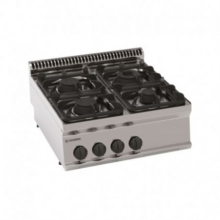 Plaque de cuisson - Top 4 feux vifs gaz - Gamme 700 - PC70G7