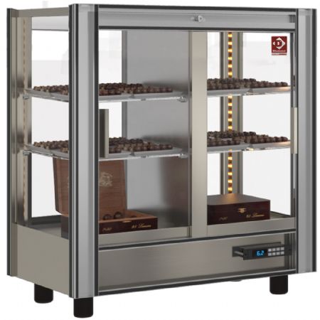 Vitrine rfrigre chocolat Lt. 216 - Traversant - Modulable 860x530x938 mm