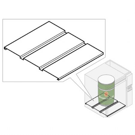 Protection de fond pro pour module single pour tables rfrigres  boissons 690 mm