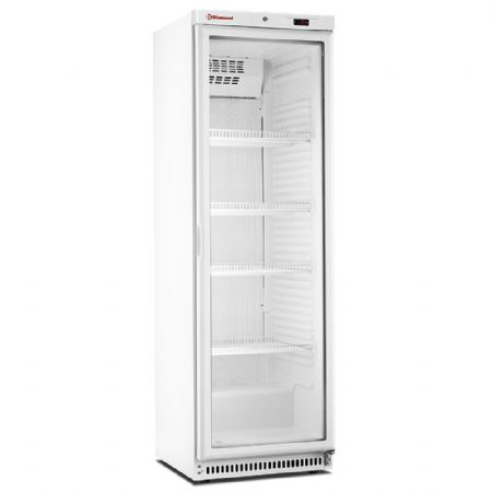 Armoire frigorifique vitre 400 Lit. blanc