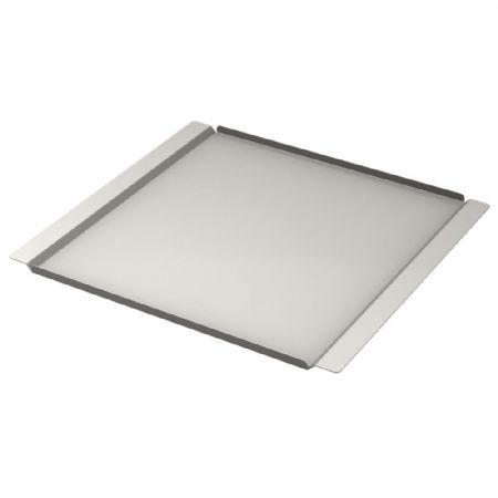 Platine en acier inox 460x340 mm