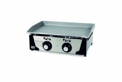 Plancha  gaz en inox - 6mm d'paisseur - 800x470x230 mm