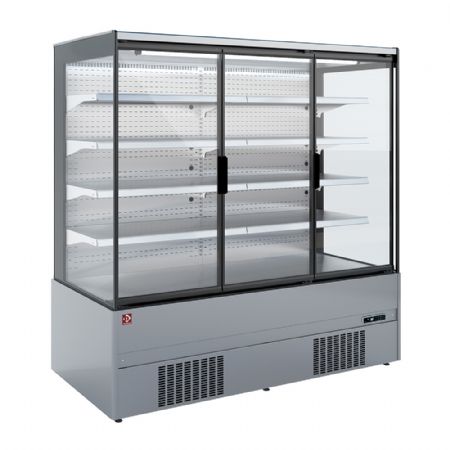 Meuble mural rfrigr libre-service portes battantes - entierement en inox - 1310 x 852 x 1920 mm