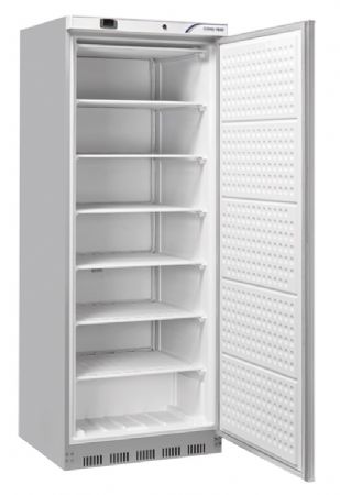 Armoire conglateur professionnel gris 1 porte pleine 400 litres gaz r290 - 600x675x1890 mm