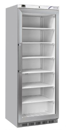 Armoire rfrigre ngative -15  -20 professionnel porte vitre en Inox 400 L - 600x723x1902 mm