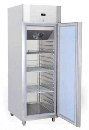 Armoire rfrigre ventile positive -2C +8C 1 porte 450 L inox - 680x730x2045 mm