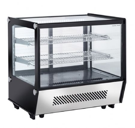 Vitrine de comptoir rfrigre vitre droite +1C/+12C - 700x570x685 mm