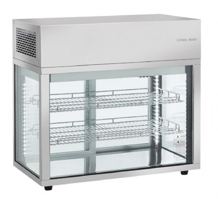 Vitrine de comptoir rfrigre verticale 101L - 805x438x770 mm