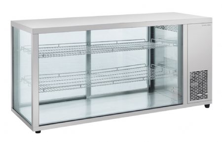 Vitrine de comptoir rfrigre horizontale 300L - 1440x524x575 mm