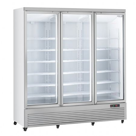 Vitrine pour boissons 3 portes vitres 1600 litres 1880x740x2040 mm R290