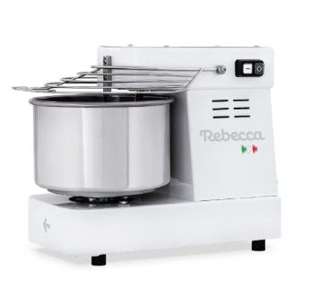 Ptrin  spirale professionnel pizzeria monophas inox avec cuve fixe 7L - 25kg/h