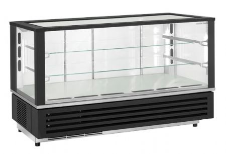 Vitrine pour comptoir  patisseire panoramique 280 litres 1192x676x721 mm R290