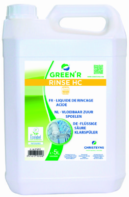 Liquide de rinage concentr eaux trs dures - 2 bidons de 5 L