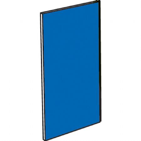 Panneau de dcoration bleu angle extrieur 45