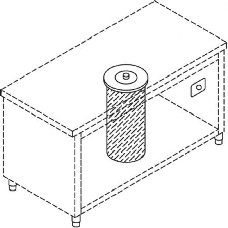 Elvateur chauffant pour assiettes (avec couvercle), capacit 50-60 diam. 190 - 260 mm