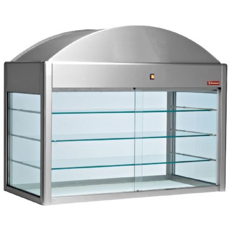 Vitrine neutre indpendante (avec fond) 1410x730x1000 mm